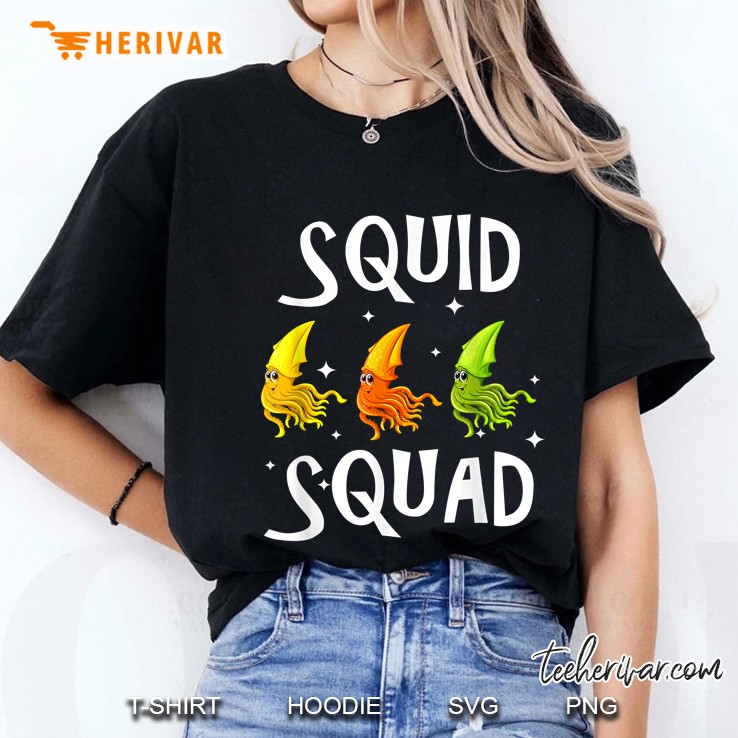 Squid Squad Squid Lover Ladies Tee