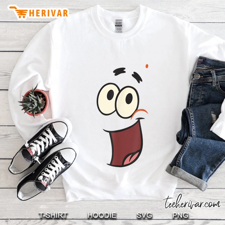 Sponge Bob Square Pants Patrick Starfish Big Face Sweatshirt