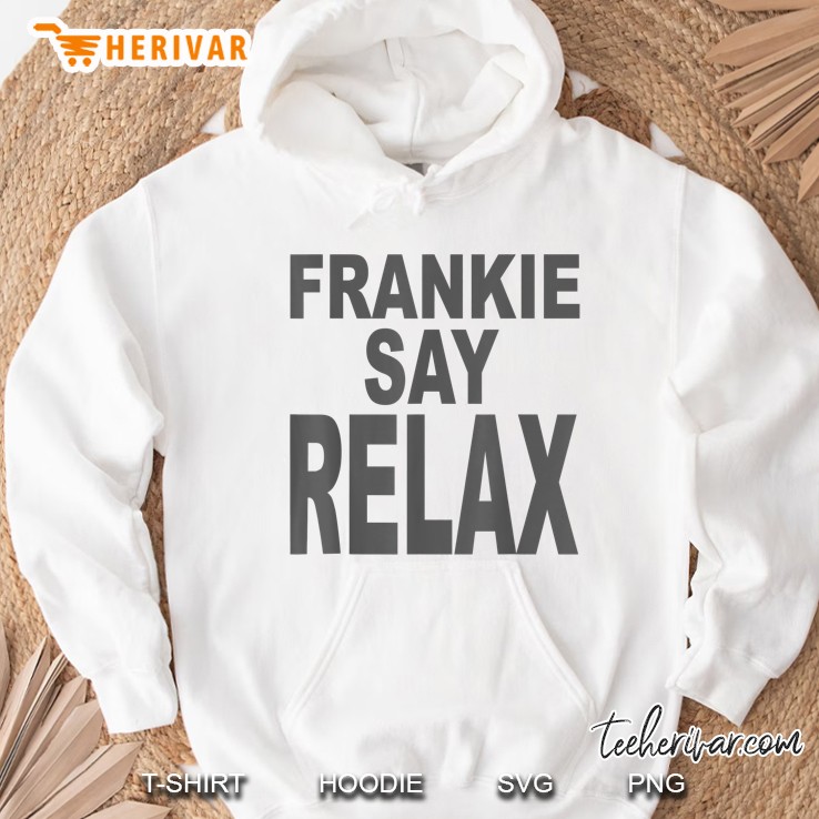 Frankie Say Relax Black Version Hoodie