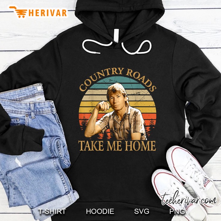 Country Roads Take Me Home John Denver Vintage Version Hoodie