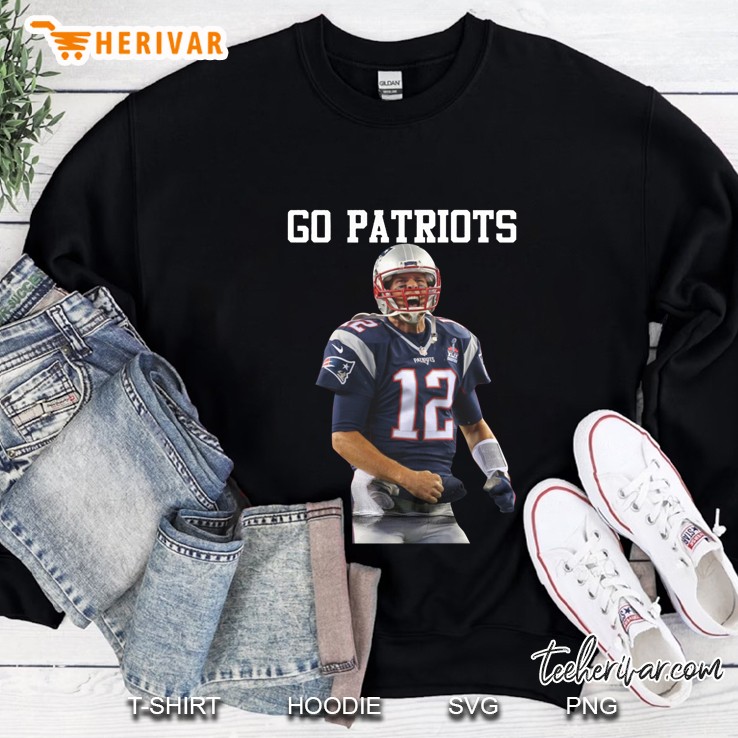 Go Patriots New England Patriots Sweatshirt