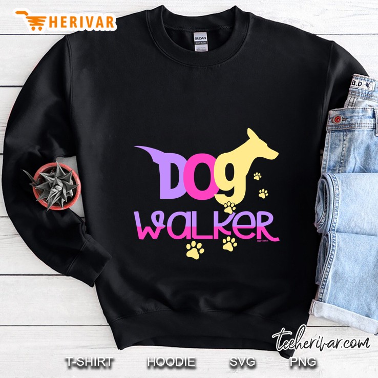Dog Walker Paw Dog Version Sweatshirt
