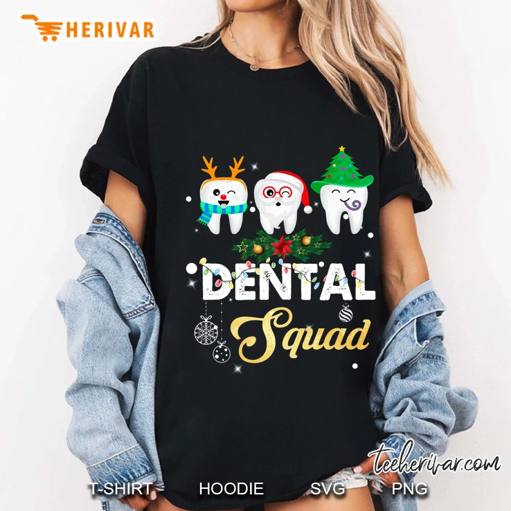 Dental Squad Tooth Christmas Version2 Ladies Tee
