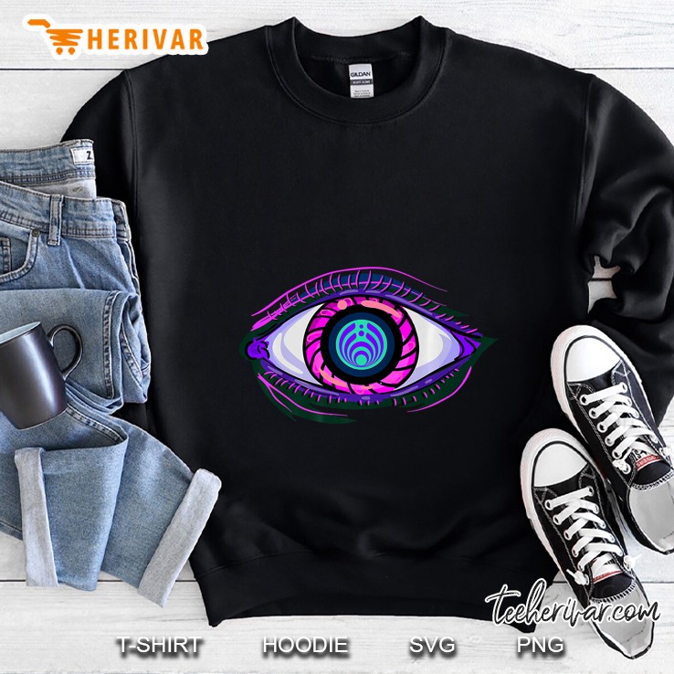 Trippy Bassdrop Eye EDM Music Festival Rave Sweatshirt