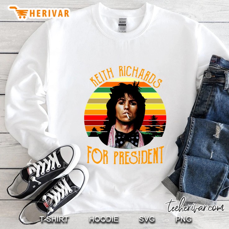 Keith Richards For President Vintage Version Sweatshirt