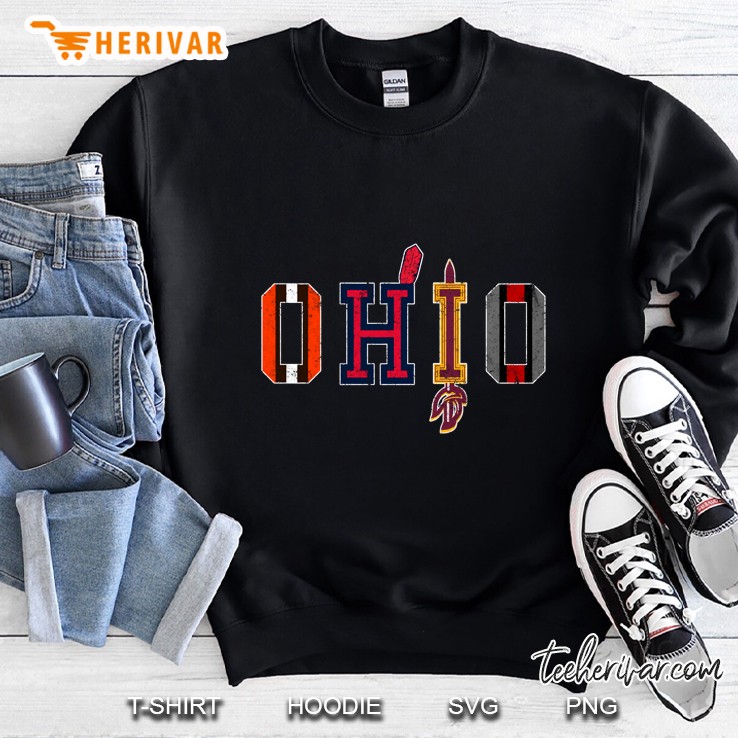 Ohio Sports Cincinnati Bengals Cleveland Indians Sweatshirt