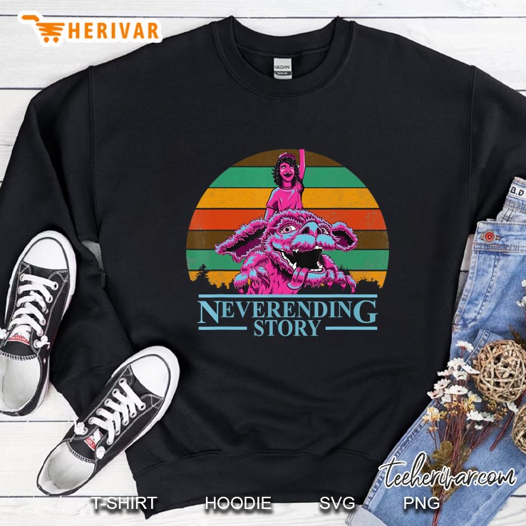 Neverending Story Atreyu And Falkor Vintage Version Sweatshirt