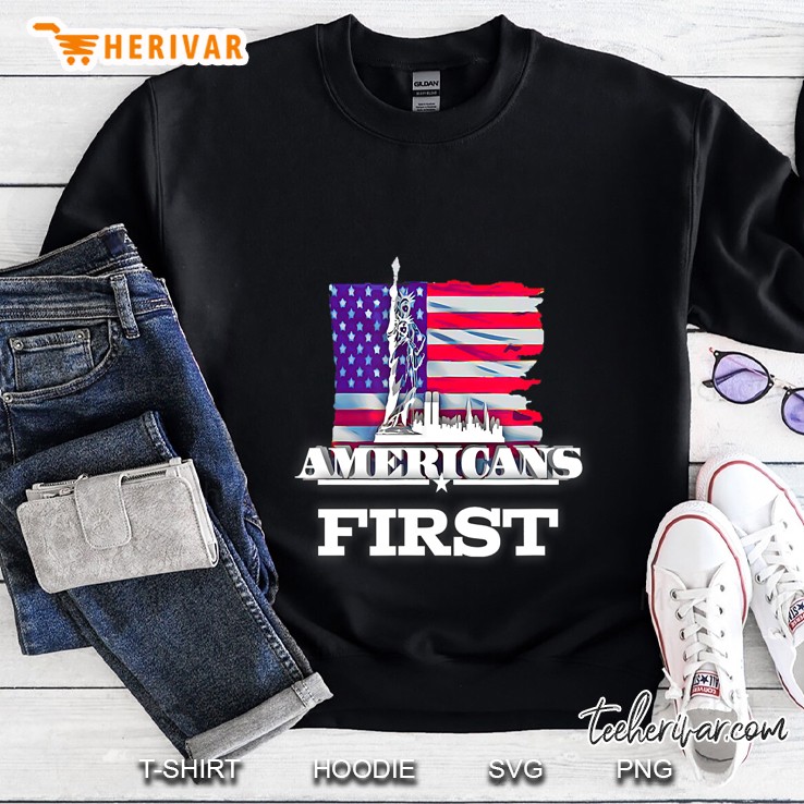 Americans First American Flag Version Sweatshirt
