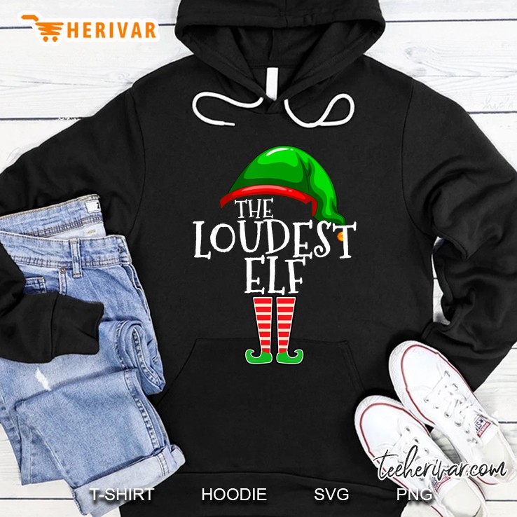 The Loudest Elf Christmas Hoodie