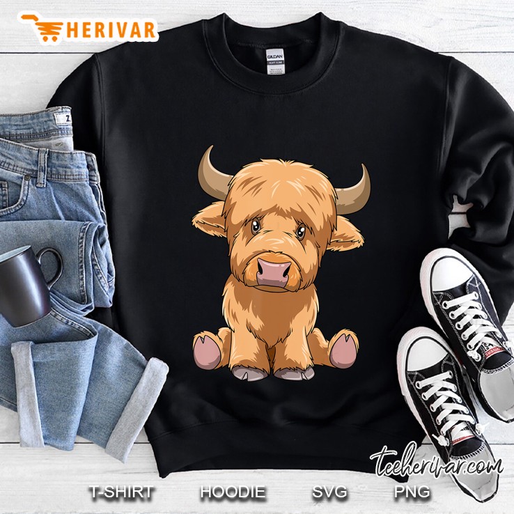 Cute Highland Cattle Lover Sweatshirt