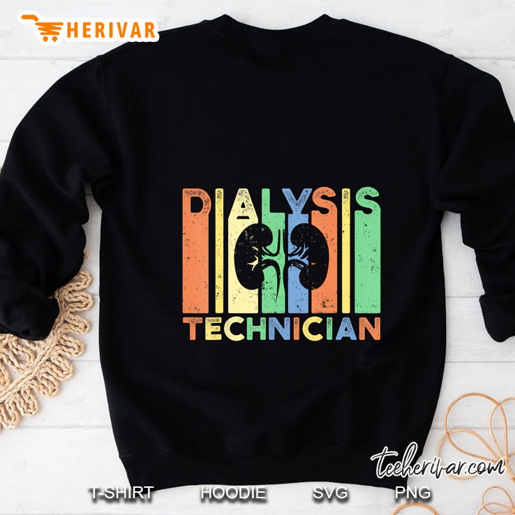 Dialysis Technician Nephrology Tech Vintage Version Sweatshirt