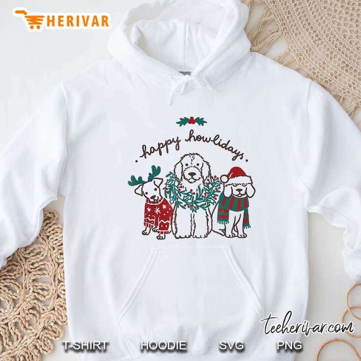 Happy Howlidays Dog Christmas Hoodie