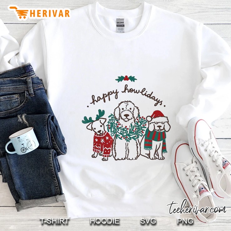 Happy Howlidays Dog Christmas Sweatshirt