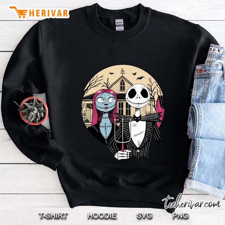 The Nightmare Before Christmas Jack & Sally House Sweatshirt