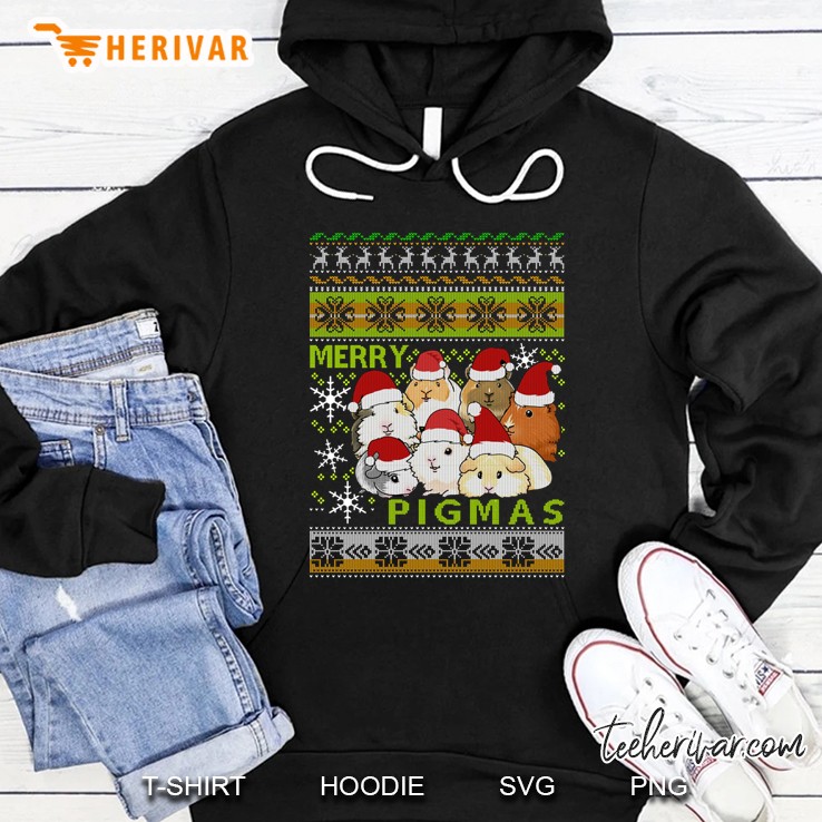 Merry Pigmas Guinea Pig Christmas Version2 Hoodie