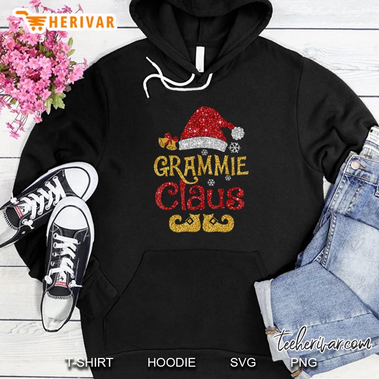 Grammie Claus Sparkle Christmas Hoodie