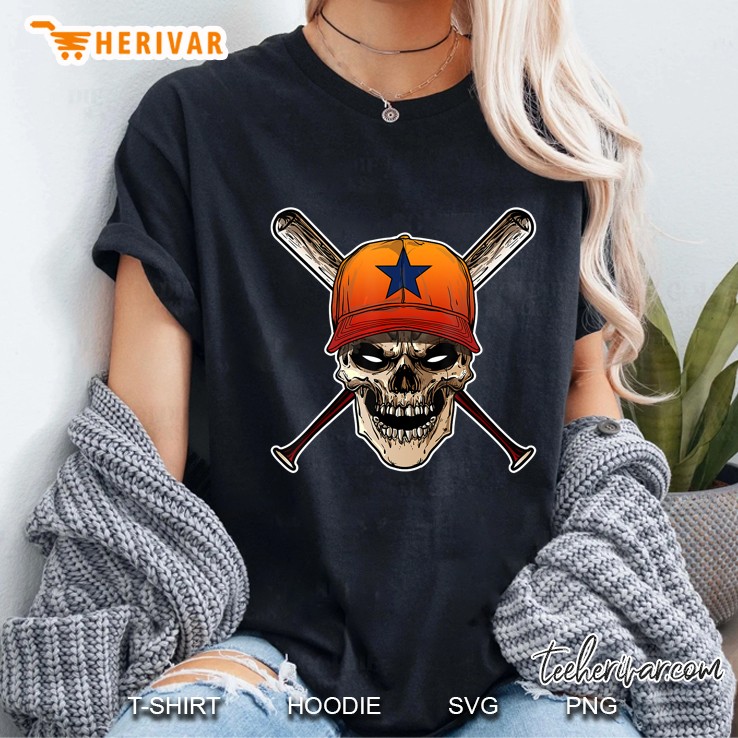 Houston Astros Skull Version Ladies Tee