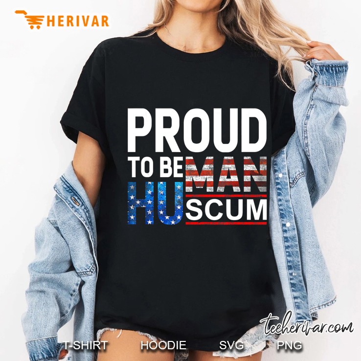 Proud To Be Human Huscum Ladies Tee