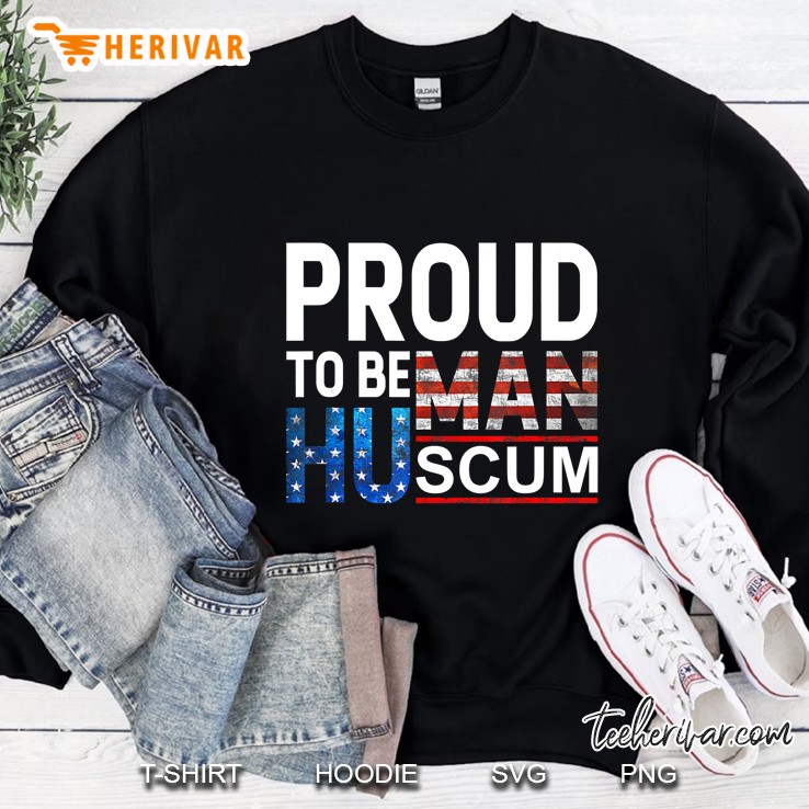 Proud To Be Human Huscum Sweatshirt