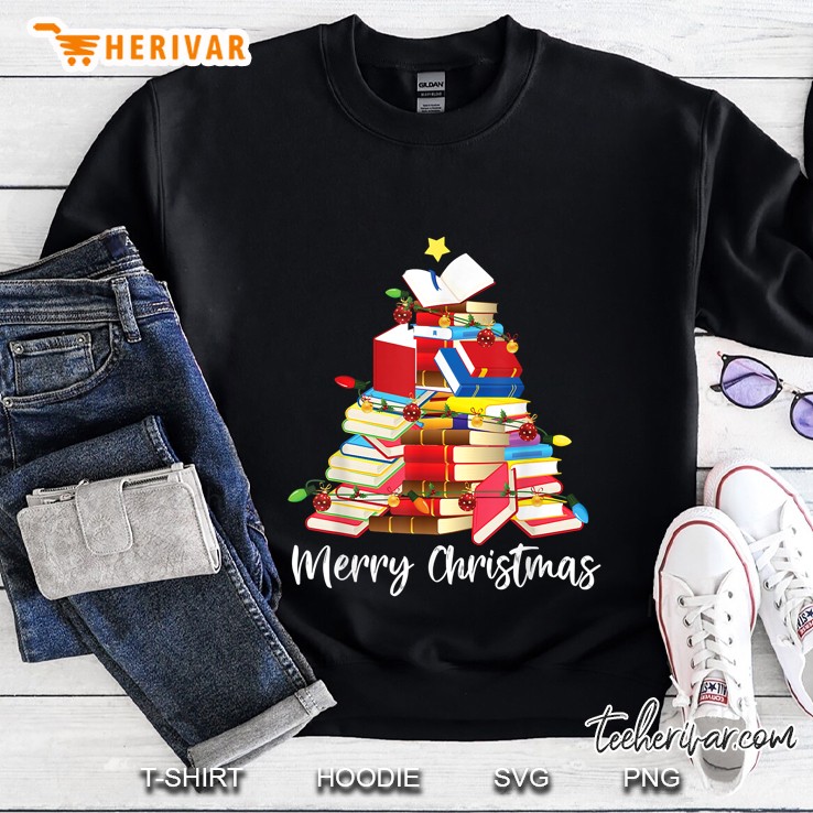Merry Christmas Books Lover Sweatshirt