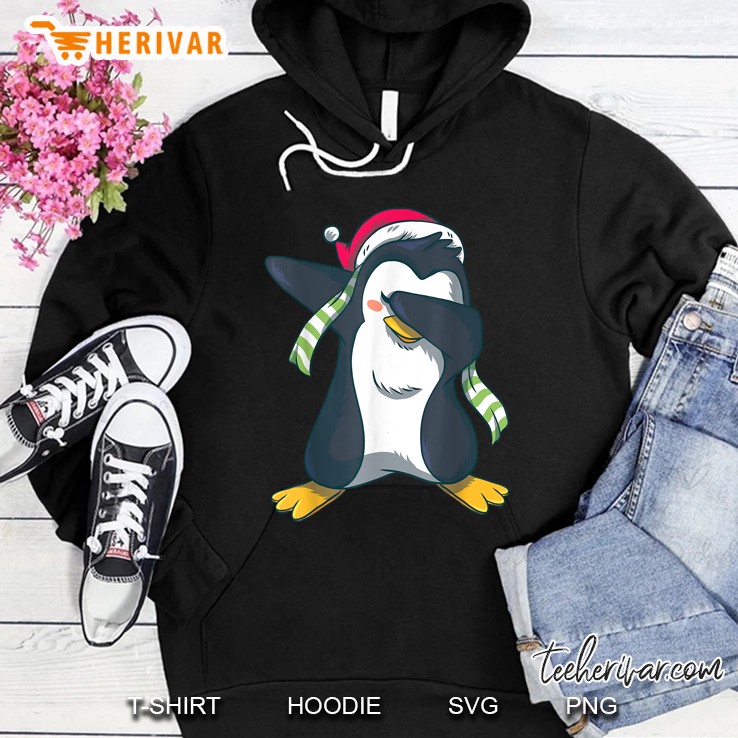 Dabbing Penguin Christmas Hoodie