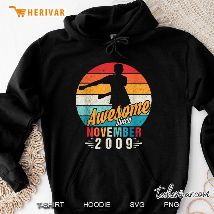 Awesome Since November 2009 Flossing Vintage Version Hoodie