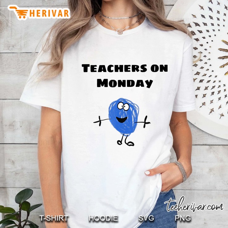 Teachers On Monday Ladies Tee