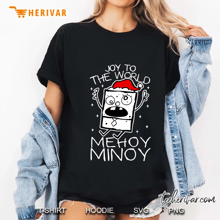 Joy To The World Me Hoy Minoy Spongebob Version Ladies Tee