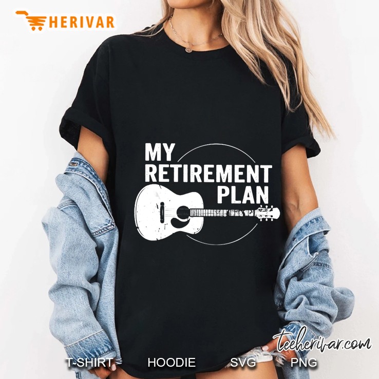 My Retirement Plan Guitar Version2 Ladies Tee