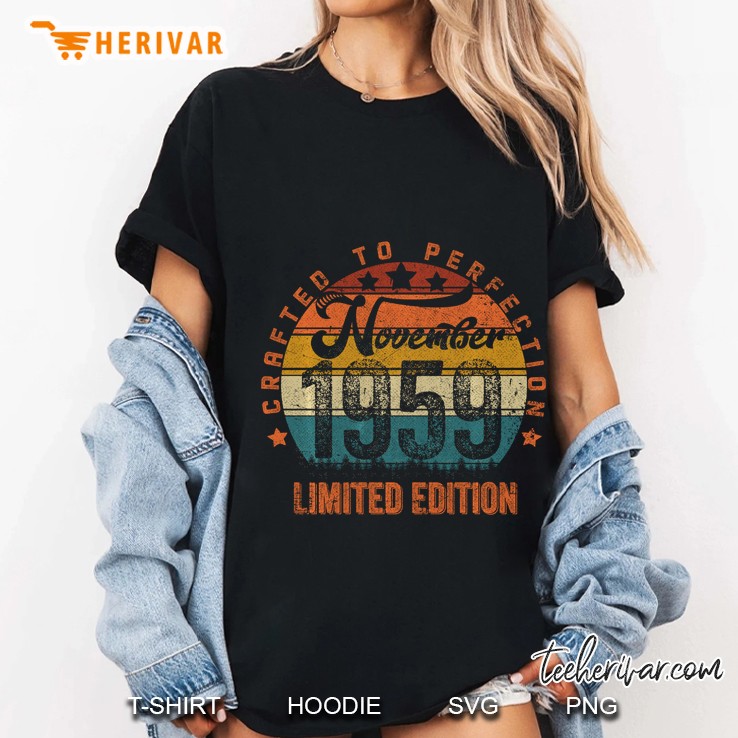 Crafted To Perfection November 1959 Limited Edition Vintage Version Ladies Tee
