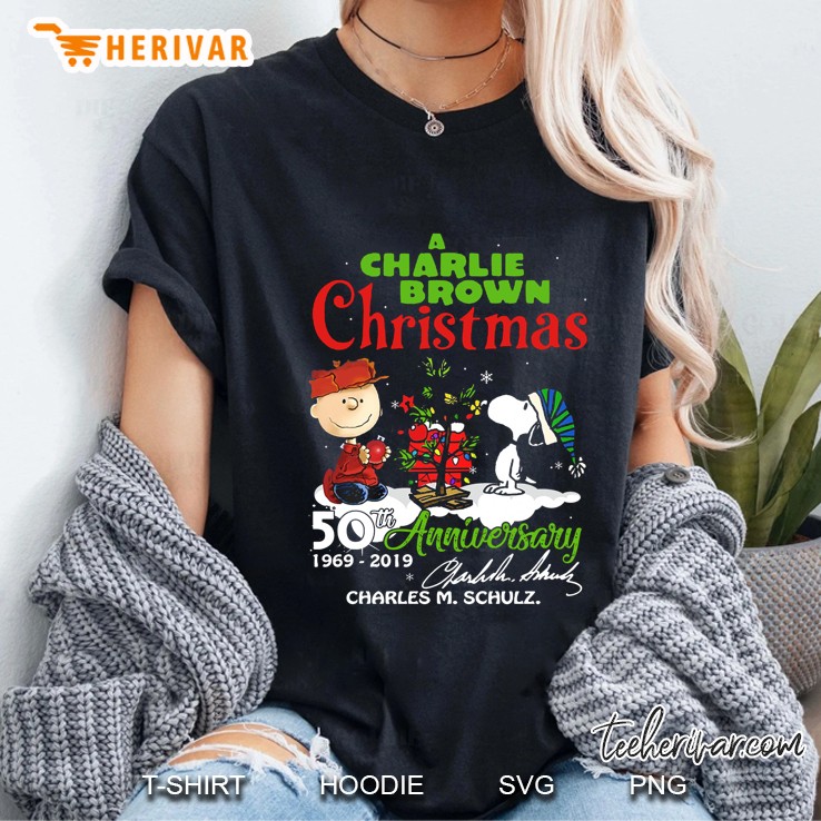 A Charlie Brown Christmas 50th Anniversary 1969-2019 Ladies Tee