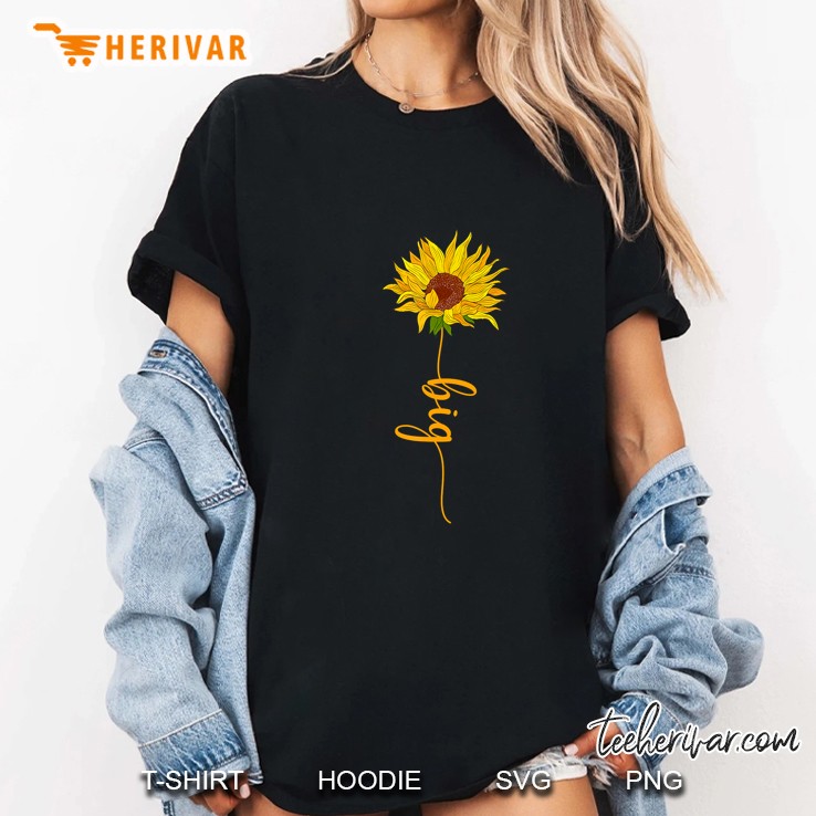 Sunflower Big Sister Sorority Ladies Tee