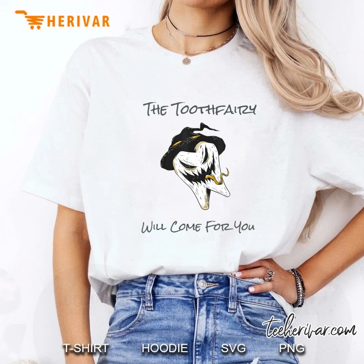 The Toothfairy Will Come For You Halloween Version Ladies Tee