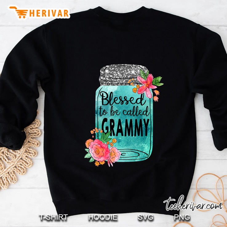 Blessed To Be Called Grammy Floral Version Sweatshirt
