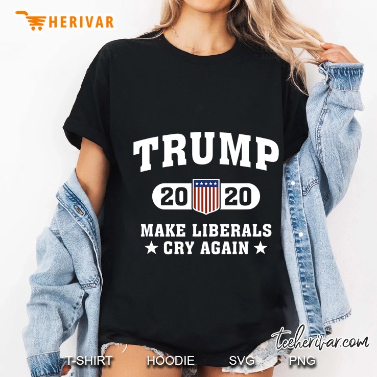 Trump 2020 Make Liberals Cry Again Version2 Ladies Tee