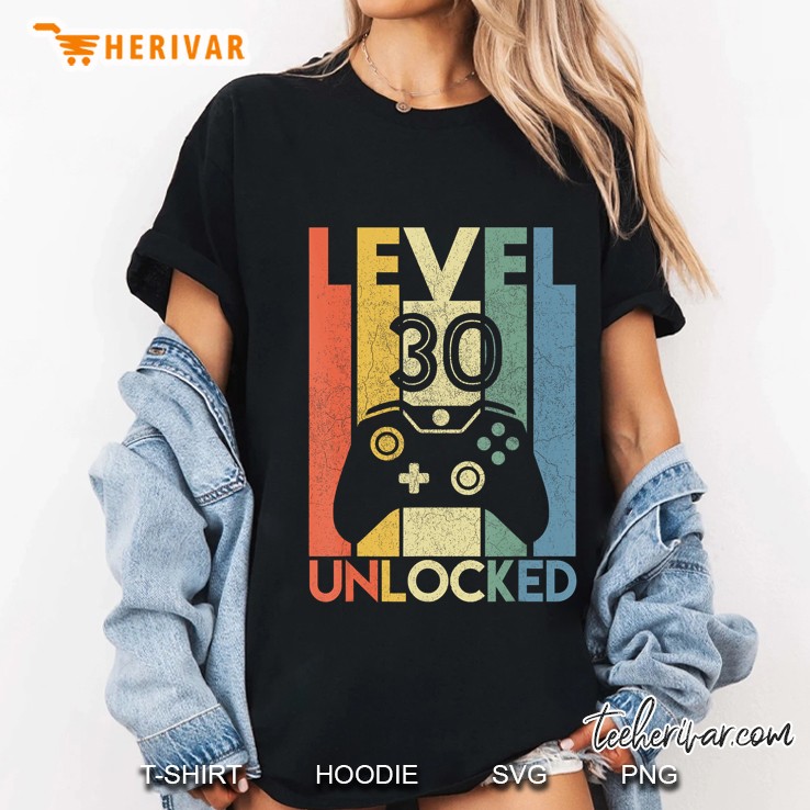 Level 30 Unlocked Vintage Version2 Ladies Tee