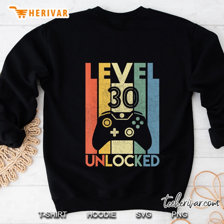 Level 30 Unlocked Vintage Version2 Sweatshirt