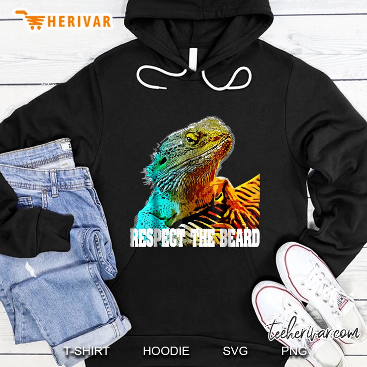 Respect The Beard Bearded Dragon Hoodie
