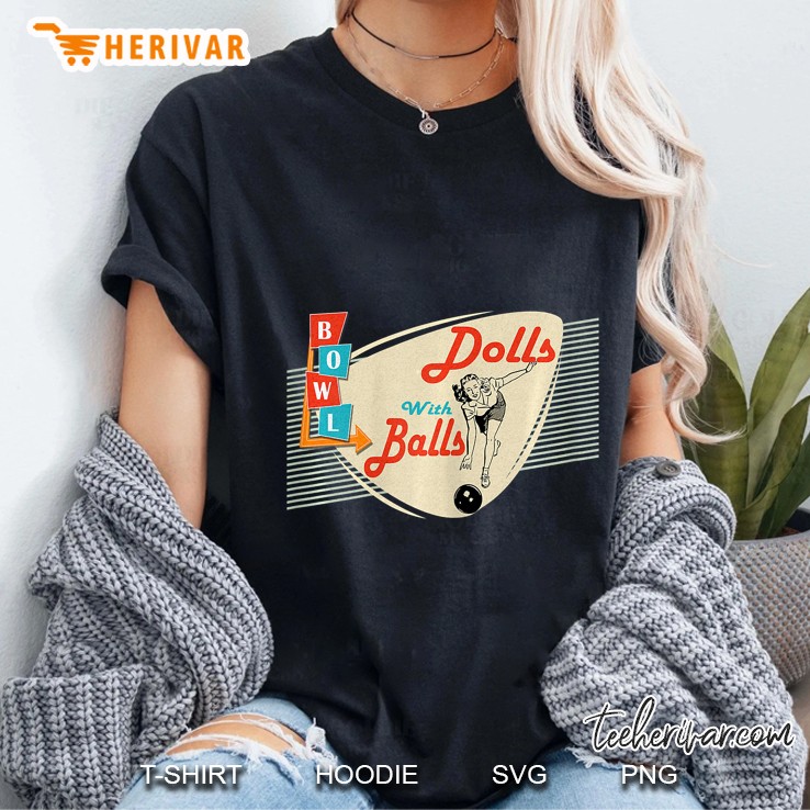Bowl Dolls With Balls Ladies Tee