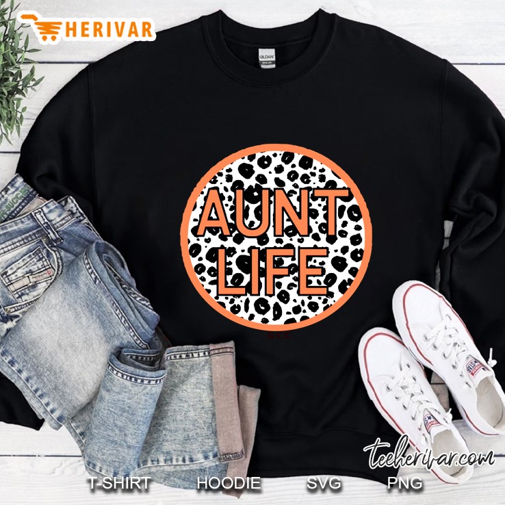 Aunt Life Leopard Version Sweatshirt