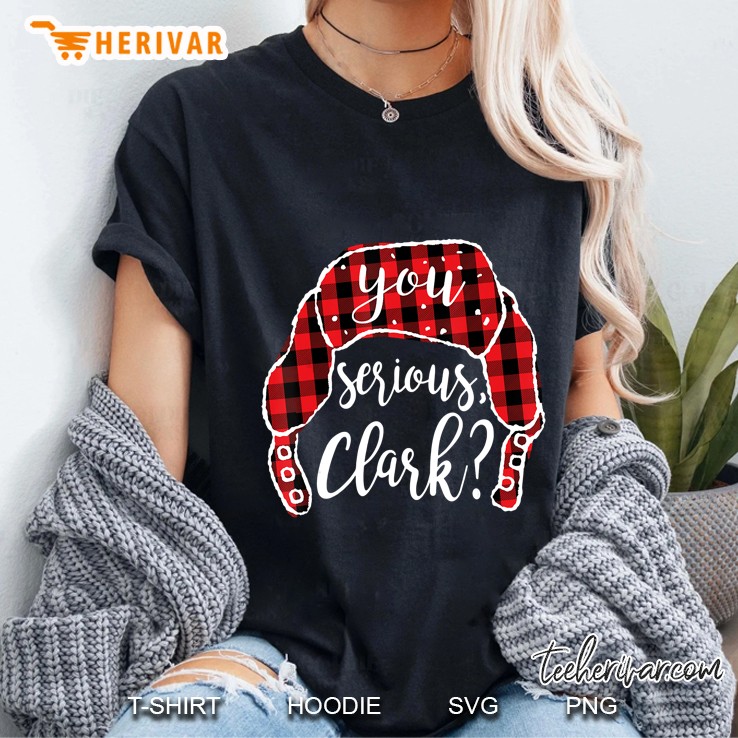You Serious Clark Plaid Trooper Hat Version Ladies Tee