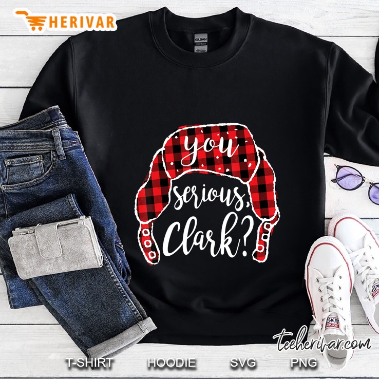 You Serious Clark Plaid Trooper Hat Version Sweatshirt
