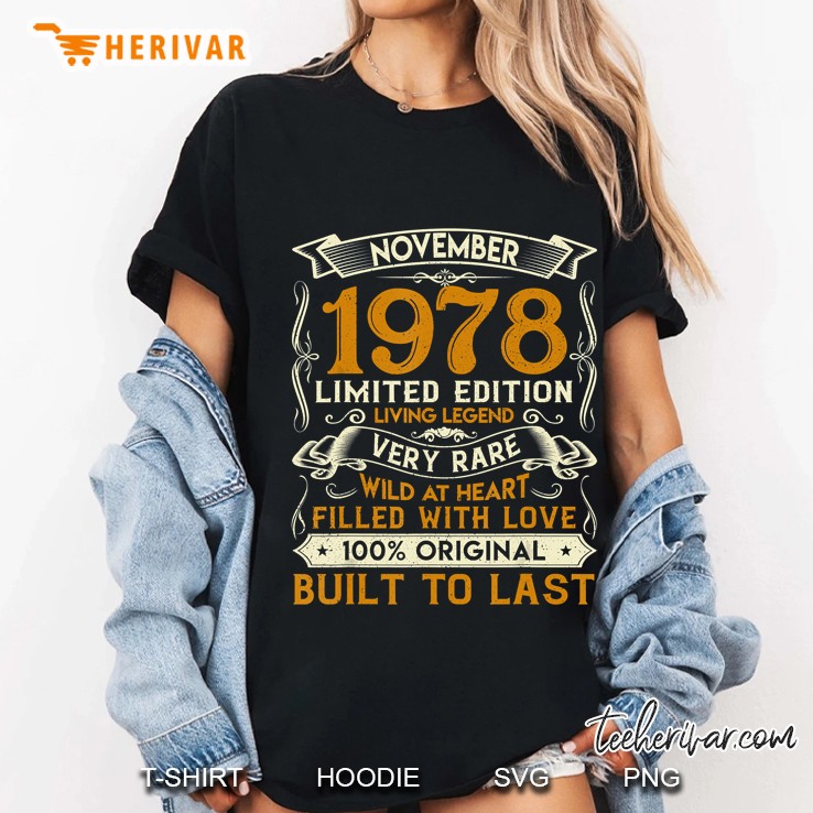 November 1978 Limited Edition Living Legend Very Rare Wild At Heart Ladies Tee