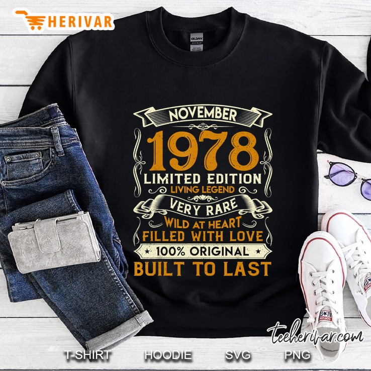 November 1978 Limited Edition Living Legend Very Rare Wild At Heart Sweatshirt