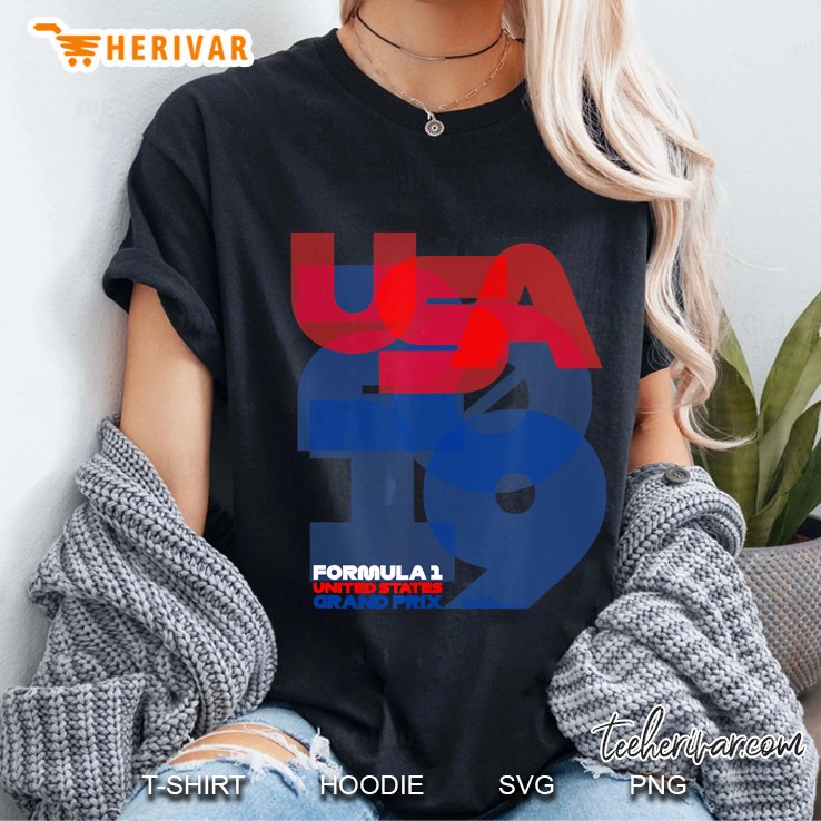 USA 2019 Formula 1 United States Grand Prix Ladies Tee