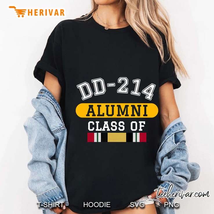 DD-214 Alumni Class Of Iraq War Veteran Ladies Tee