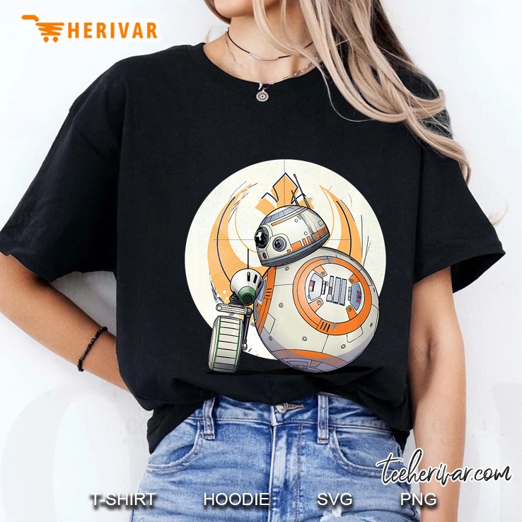 Star Wars The Rise Of Skywalker BB-8 D-O Droid BFF Ladies Tee