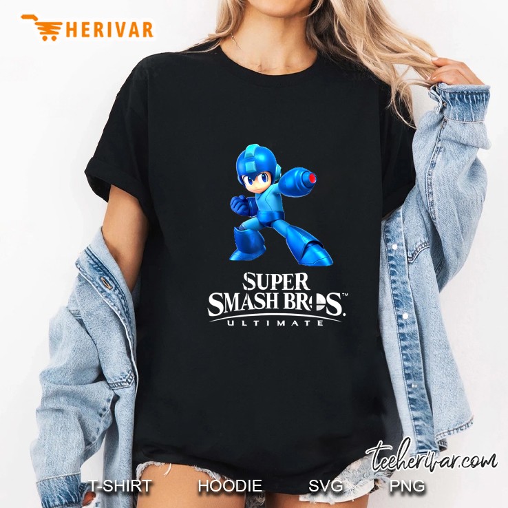 Super Smash Bros Ultimate Mega Man Ladies Tee