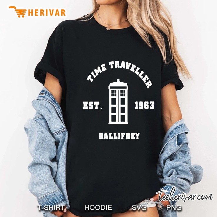 Time Traveller Gallifrey Est 1963 Ladies Tee