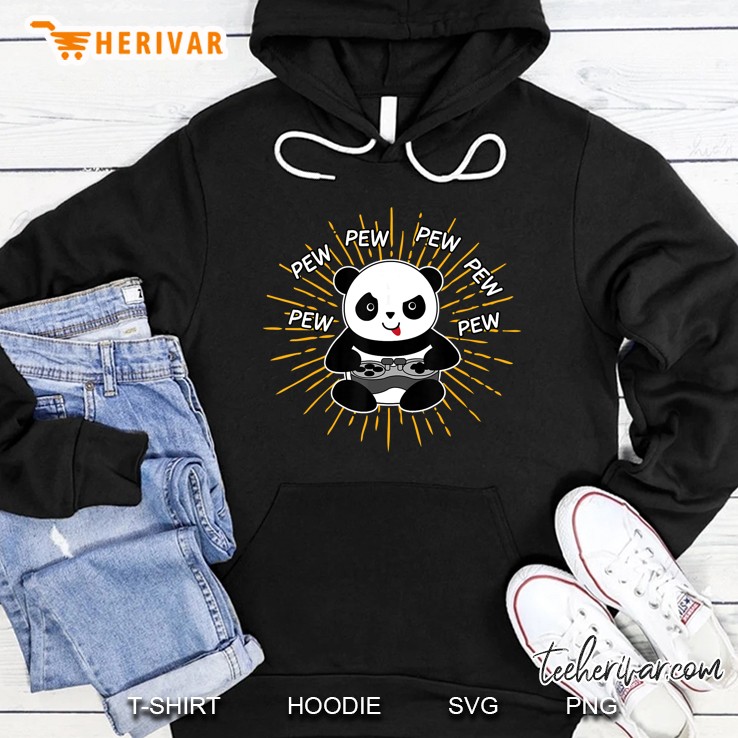Pew Pew Gaming Panda Version2 Hoodie